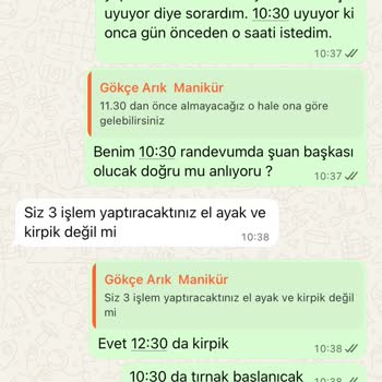 Randevu Saatimin Keyfi Değiştirilmesi Ve İlgisiz Yaklaşım