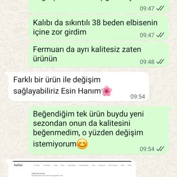 İade Talebim Reddedildi Ürün Fotoğraftakinden Farklı Ve Dar