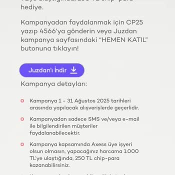 Akbank Kampanya Vaadini Yerine Getirmedi Chip-para Yüklenmedi