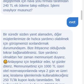 Obilet’in Tutarsız Fiyat Farkları Nedeniyle Mağduriyet Yaşadım, İade Talep Ediyorum