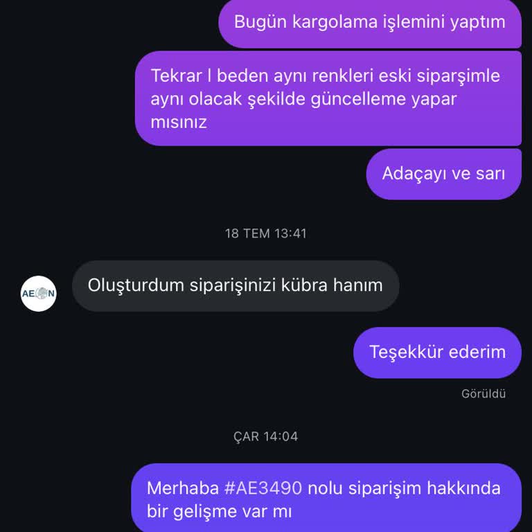 Değişim Siparişim Gönderilmiyor, Müşteri Hizmetleri Yanıt Vermiyor