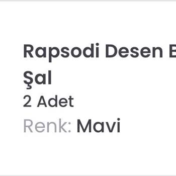 Eksik Gönderilen Şal Siparişi Ve İletişimsizlik Nedeniyle Yaşanan Mağduriyet