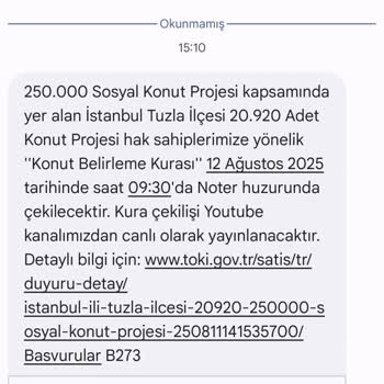 Başvurduğum İlçe Yerine Farklı Bölgeden Konut Verilmesi Mağduriyet Yarattı