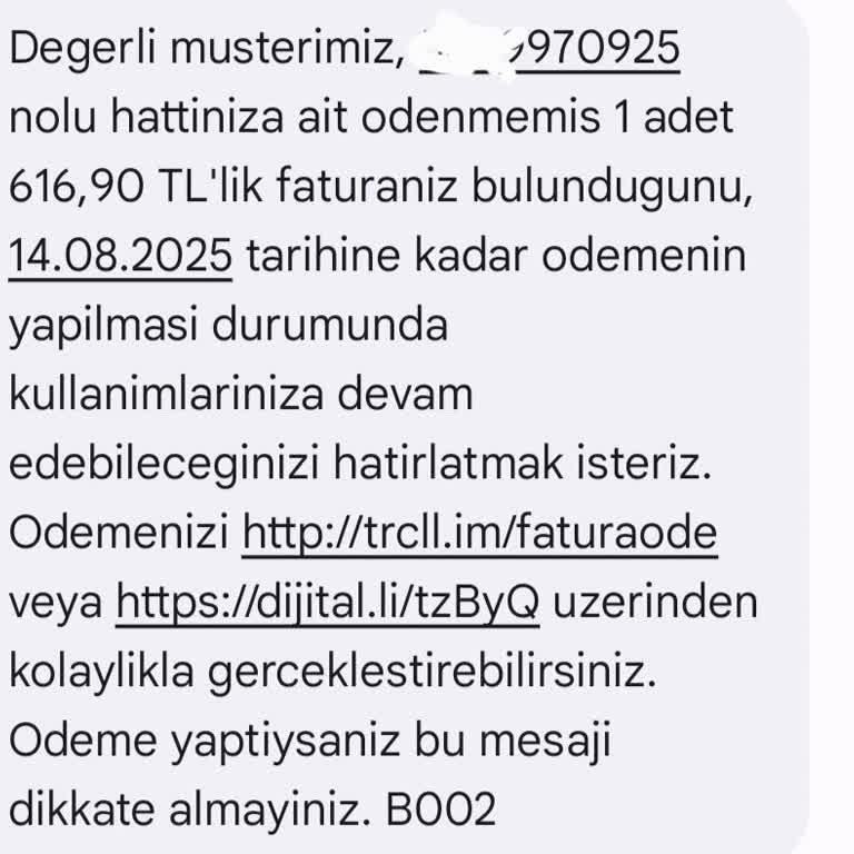 Faturada Anlaşılmaz Yüksek Tutarlar Ve Yetersiz Müşteri Hizmetleri Deneyimi