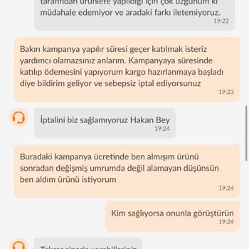 Yanlış Ücretlendirme Gerekçesiyle Siparişimin Bilgilendirme Yapılmadan İptal Edilmesi Ve Yetersiz Müşteri Hizmetleri