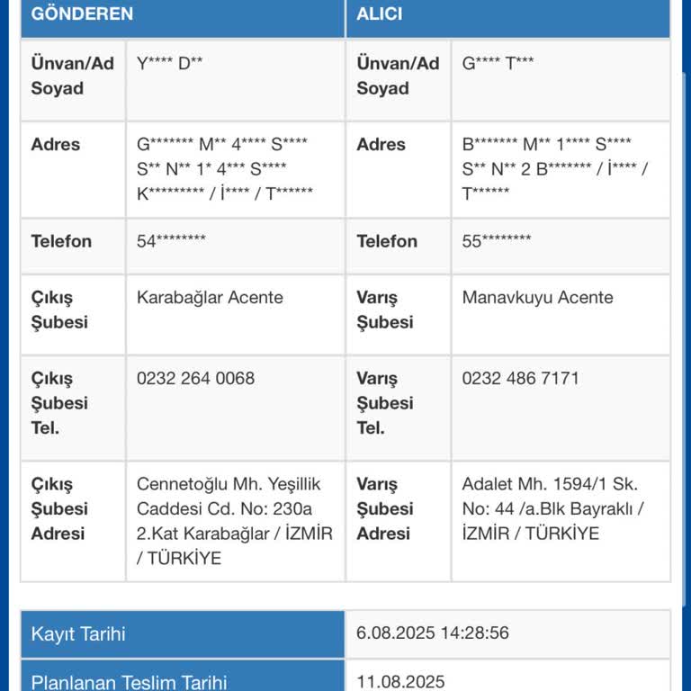 Teslim Edilmediği Halde Teslim Görünen Kargo Ve Şubenin İlgisizliği