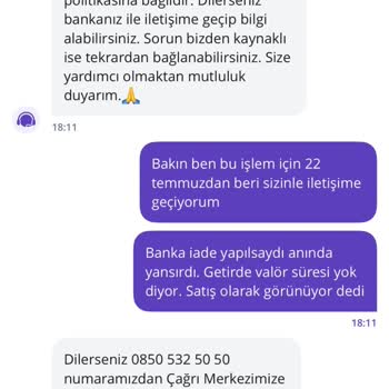 22 Gündür İade Yapılmayan Sipariş Ve Çözümsüz Müşteri Desteği Mağduriyeti