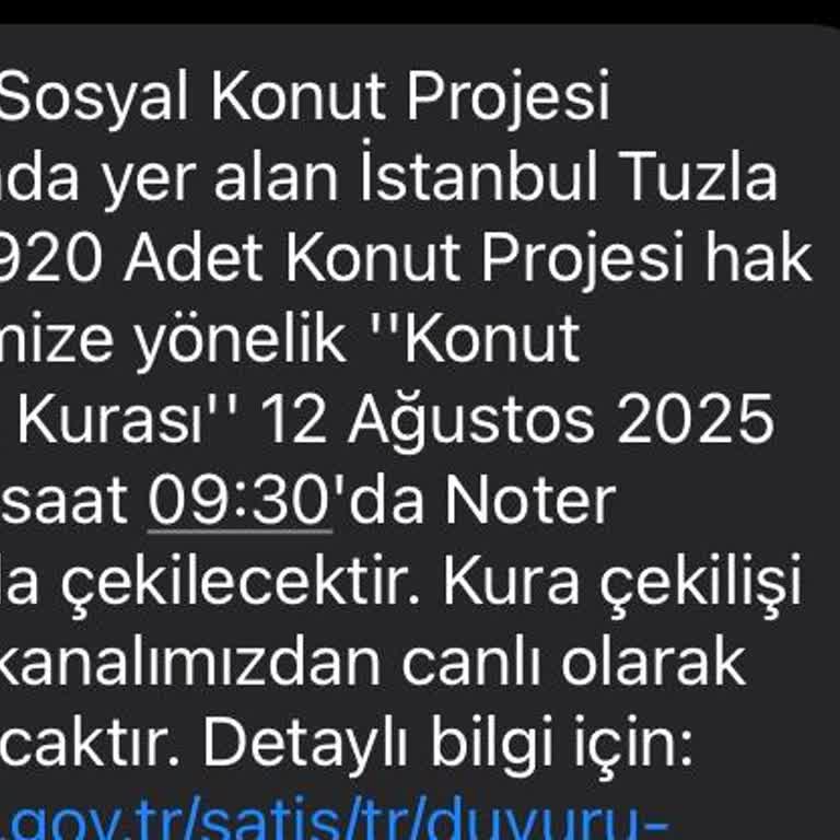 TOKİ Kura Sonucunda Yanlış İlçeden Konut Çıkması Nedeniyle Mağduriyet