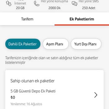 Vodafone Yeni Tarifelerde Avantajlarımı Kaldırdı Uygun Teklif Sunulmuyor