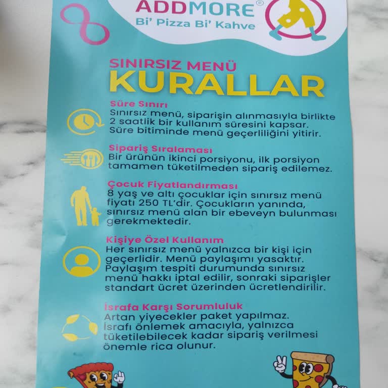 Sınırsız Menüde Süre Kısıtlaması Ve Yetersiz Hizmet Nedeniyle Mağduriyet