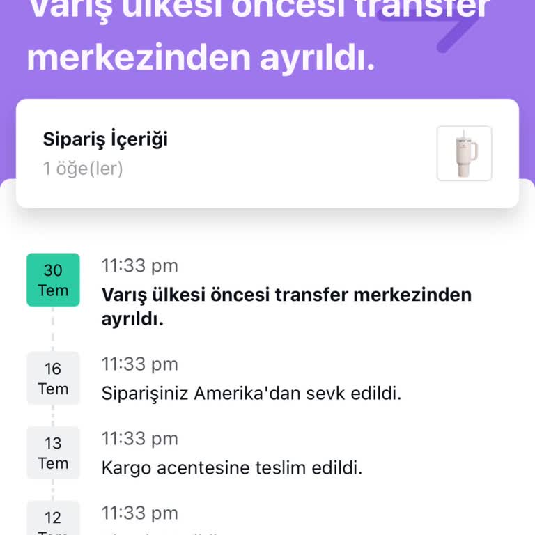 Sipariş Edilen Termos Bir Ayda Teslim Edilmedi, İade Talebim Reddedildi