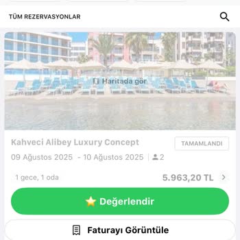 Kahveci Alibey Hotel Haksız Yere Talep Edilen Ücret