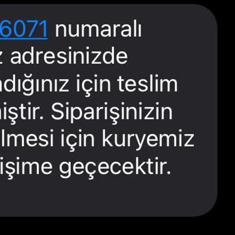 Kuryenet Teslimatında Bilgi Verilmeden Ürün Teslim Edilmedi!