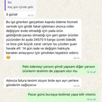Sipariş Verdiğim Ürünler Gönderilmedi, İletişim Engellendi Ve Param İade Edilmedi