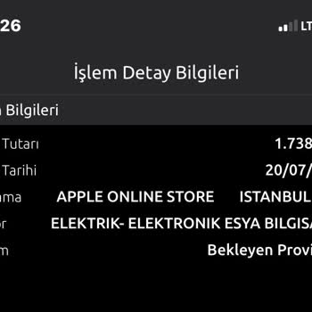 Apple Online Store Ücret İadem Yapılmadı Mağdur Edildim
