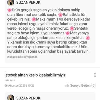 Maşa Tutmayan Ve Dökülen Çıt Çıt Peruk İçin İade Talebim Reddedildi