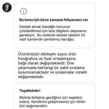 Gardrops Öne Çıkarma Hizmeti Ve İade Sürecinde Yaşadığım Sorunlar