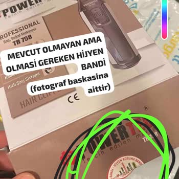 Hijyen Bandı Olmayan Tıraş Makinesi İçin İade Talebim Reddedildi