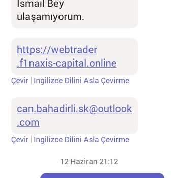 Sahte Hesapla Yapılan Görüşme Ve Para Talebi Sonrası Engellenme