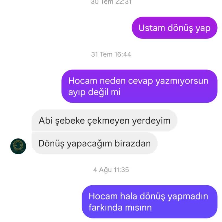 Ödeme Yaptım Ürünüm Gönderilmedi