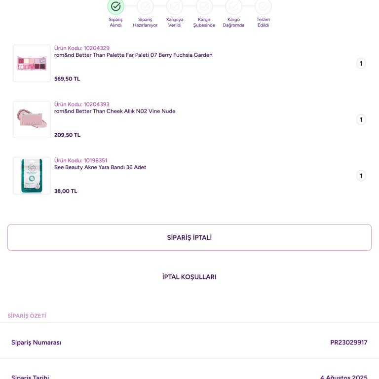 Siparişim Günlerdir Hazırlanmıyor, Müşteri Hizmetleri Yetersiz Kaldı