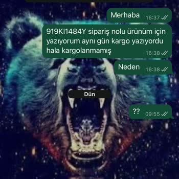 Siparişin Zamanında Kargolanmaması Ve İletişim Sorunu