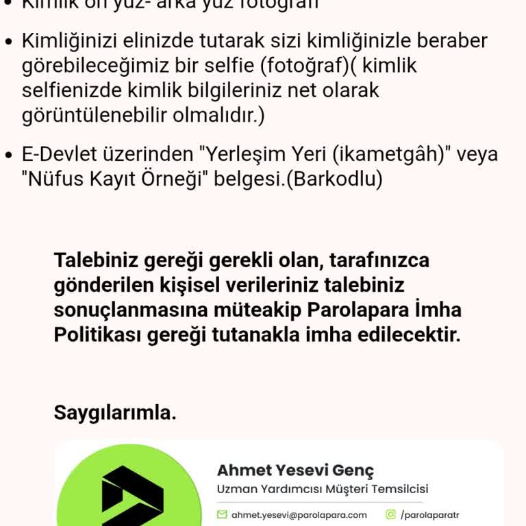 Hesap Kapatma İçin Fazla Belge Talep Edilmesi Ve Çözüm Sunulmaması