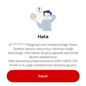 Yanlış Mail Adresine Bağlanan Kartım Kullanılamıyor, Acil Çözüm İstiyorum