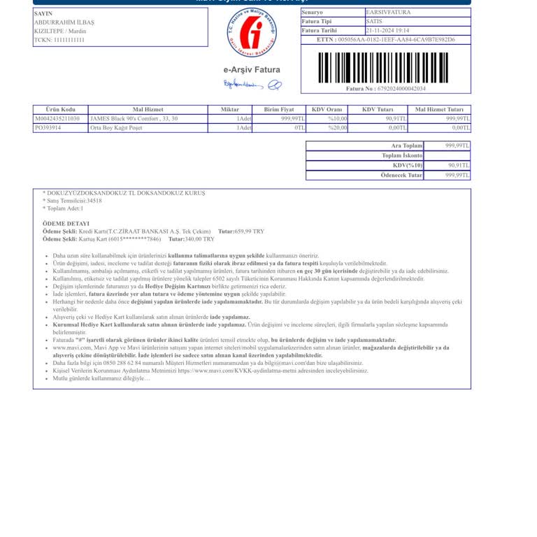 Garanti Kapsamındaki Pantolonumun Değişimi Reddedildi