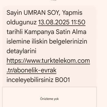 Ek İnternet Paketi Gecikmesi Ve İade Sorunu