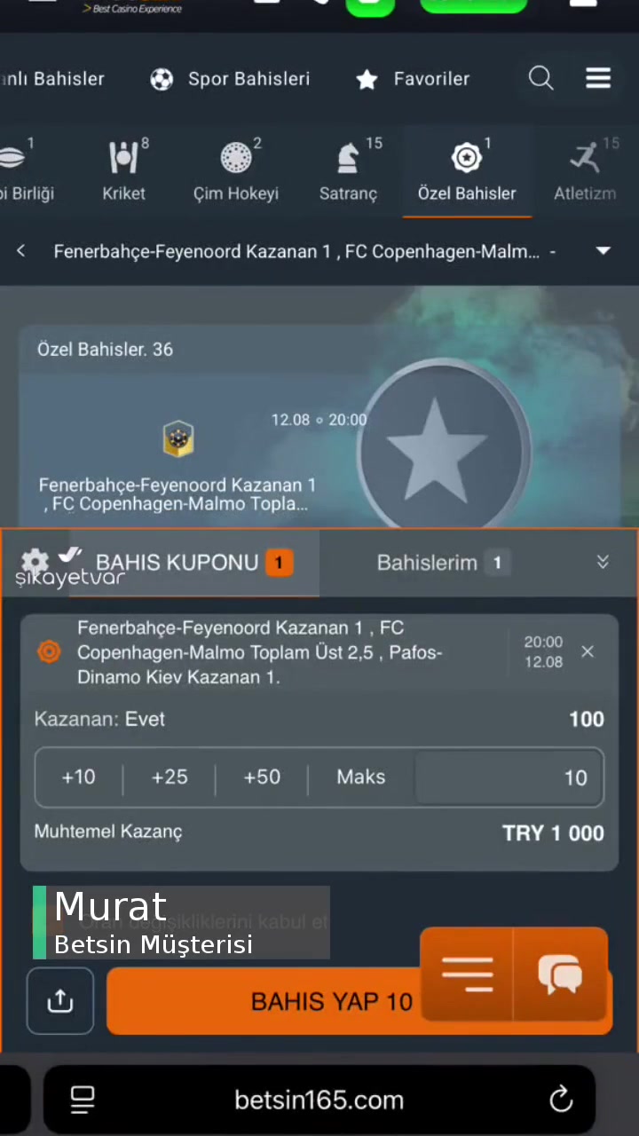 Betsin İsimli Casino Ve Spor Sitesinden Şikayetçiyim! videonun kapak resmi