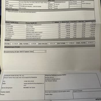 Hyundai Tucson'da Kronik Partikül Filtresi Sorunu Ve Yetersiz Garanti Hizmeti