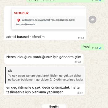 Siparişim 20 Gündür Teslim Edilmedi Müşteri Hizmetleri Çözüm Sunmuyor