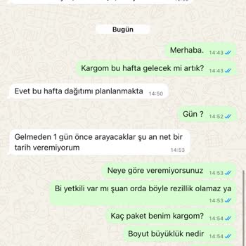 Siparişim 20 Gündür Teslim Edilmedi Müşteri Hizmetleri Çözüm Sunmuyor