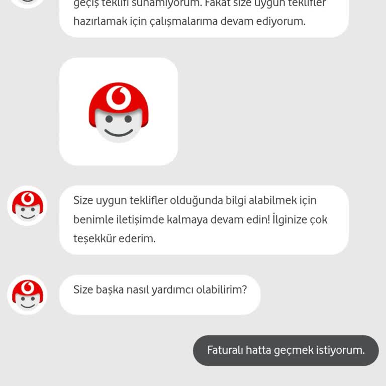 Vodafone Faturalı Hatta Geçişte Yaşanan Destek Eksikliği