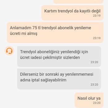 Bilgim Dışında Trendyol Üyeliği Ve Hesabımdan İzinsiz Para Çekilmesi