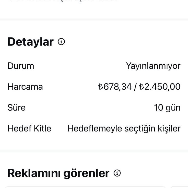 Instagram Reklamım Yayınlanmıyor, Destek Alamıyorum Ve Ödememin Karşılığını İstiyorum