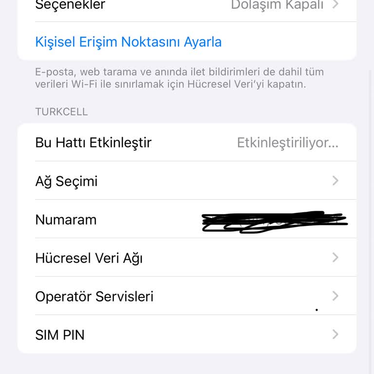 E-Sim Aktivasyonu Sonrası Şebeke Sorunu Ve Acil Yardım Talebi