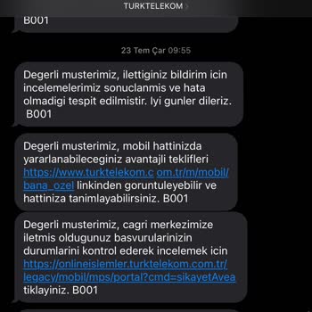 Türk Telekom Çekim Sorunu Nedeniyle Hizmet Alamıyorum, Haksız Cayma Bedeli Talep Ediliyor