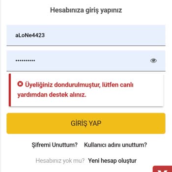 Betebet Bonus Çekim Talebim Reddedildi Ve Hesabım Donduruldu