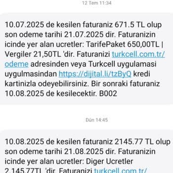 Taahhütsüz Ve Açıklamasız Yüksek Fatura Sonrası Müşteri Hizmetlerine Ulaşamama