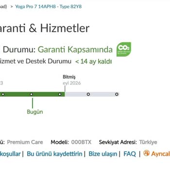 Lenovo Garanti Yükseltmesiyle Almanya'da Hizmet Alamıyorum