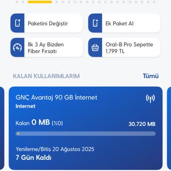 Sosyal Medya İnternetim Ana Paketimden Düşüyor, Sorunum Çözülmüyor