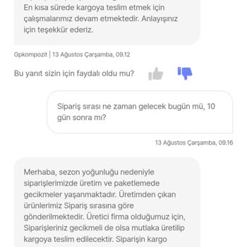 Sipariş İptali Ve Yetersiz Bilgilendirme Nedeniyle Güven Kaybı