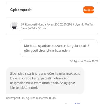 Sipariş İptali Ve Yetersiz Bilgilendirme Nedeniyle Güven Kaybı