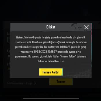 Oyun Dinar Satın Aldığım PUBG Hesapları Eksik Ve Kullanılamaz Çıktı, Mağduriyetim Giderilmiyor!