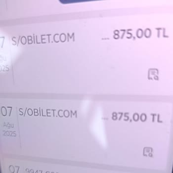 Tek Bilet İçin İki Kez Ücret Çekildi, İade Talebim Var