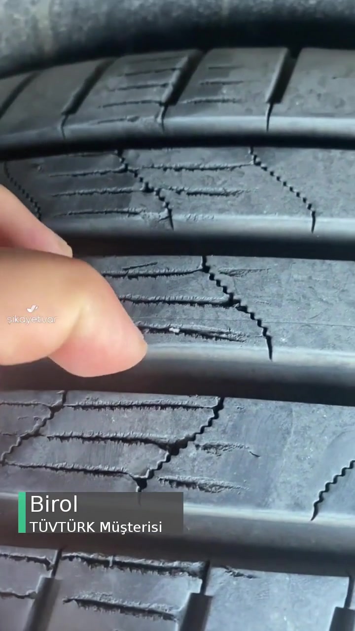 Tüvtürk Muayene Fren Testi, Lastik Yarılması videonun kapak resmi