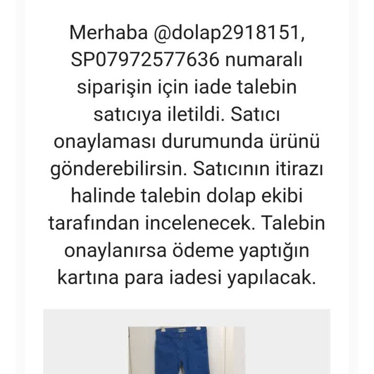 Yanlış Ürün Gönderimi Ve İade Talebinin Haksız Reddedilmesi