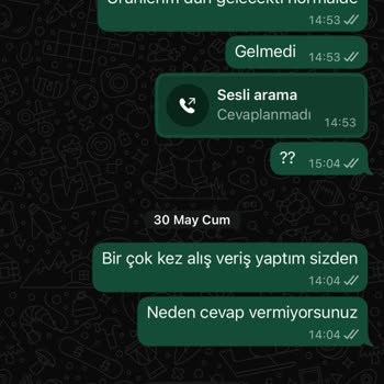 Havale İle Ödeme Yaptım Ürünüm Gönderilmedi Ve Kimseye Ulaşamıyorum
